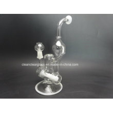 Factory Wholesale Glass Water Pipe Oil Rig Recycler with 14.5mm Joint